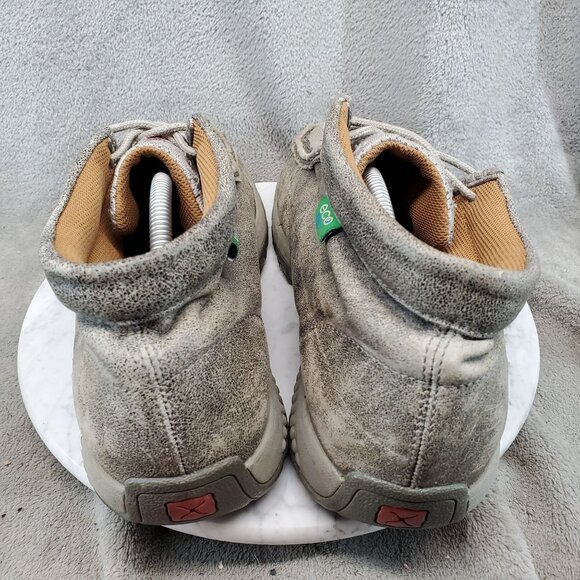 Twisted X Shoes Mens Size 11 Tan Leather Cellstretch Chukka Driving Boots *Read* - Picture 5 of 10
